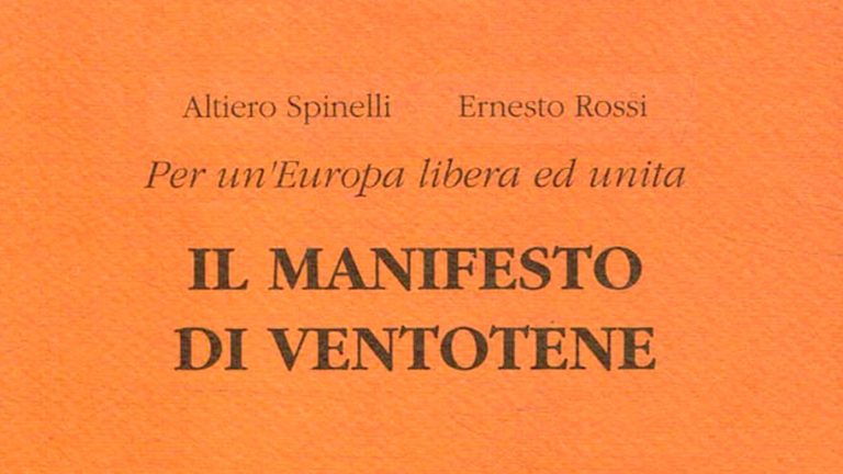 Sul Manifesto di Ventotene
